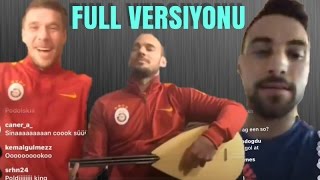 Sneijder Saz Çalıyor FULL VERSİYONU HD  Podolskiden KÜFÜR [upl. by Iarahs]