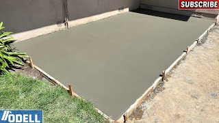 EASY BEGINNER CONCRETE SLAB [upl. by Ilona]