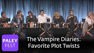 The Vampire Diaries  The Cast on Their Favorite Plot Twists [upl. by Meli]