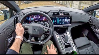 2023 DS 7 Crossback ETense 4x4 16 PureTech 300HP 0100 POV Test Drive 1634 Joe Black [upl. by Kyla]