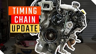 Out with the old in with the new alloytec  timing chains  service  home mechanics  LY7  DIY [upl. by Aufa]