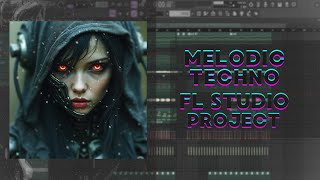 Melodic TechnoProgressive House 2024  Fl Studio FLP  Part 3 [upl. by Ahtnamas]