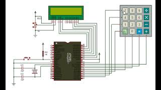 Simple Calculator with ATmega32 Microcontroller [upl. by Ahsennod]