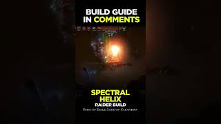 SPECTRAL HELIX BUILD  PoE Builds  shorts pathofexile poe poeleague [upl. by Ojela]