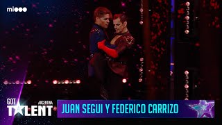 Juan Segui y Federico Carrizo  Bailarines de tango  4tos  Got Talent Argentina 2023 [upl. by Naletak]