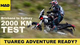 Aprilia Tuareg 660  Test Review Australia [upl. by Leiahtan]