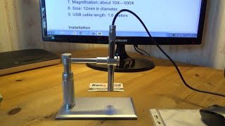 Review of Andonstar USB Microscope from Banggood [upl. by Aurora]