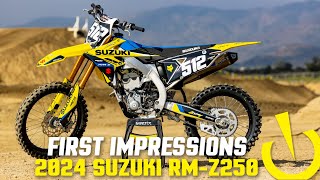 2024 Suzuki RMZ250  First Impressions [upl. by Koren]