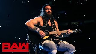 Elias Philadelphia performance begins Raw Exclusive March 4 2019 [upl. by Aneelas]