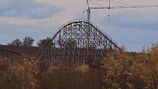 Kranarbeiten Neuheiten Tripsdrill Erweiterung 2025 tripsdrill themepark trending 2024 new fyp [upl. by Eatnahc]