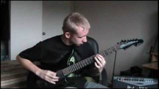 BEHEMOTH  OV FIRE AND THE VOID  GUITAR COVER with solo [upl. by Eneryt]