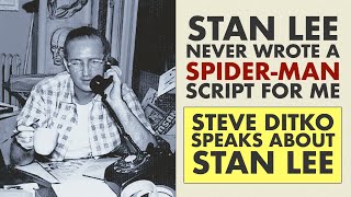 Ditko In His Own Words Stan Lee And SpiderMan [upl. by Tybald]