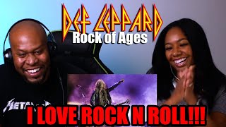 Awesome Reaction To Def Leppard  Rock of Ages Live [upl. by Kamillah]