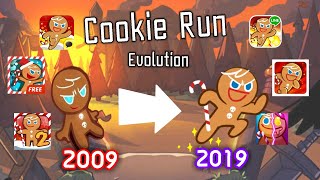 Evolution of Cookie Run Games  วิวัฒนาการของเกมคุกกี้รัน [upl. by Nylarac]