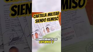 Cómo sacar la cartilla militar siendo remiso pt1 serviciomilitar tutorial shorts [upl. by Atinahc]