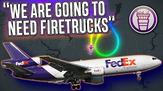 FedEx MD10 Makes Emergency Landing In Tulsa After Reporting Fire On Board ATC audio [upl. by Eelinnej289]