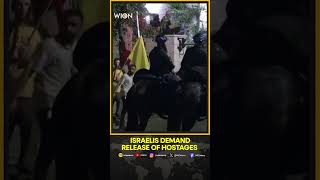 Israel Protest Massive protest erupts as public demands immediate hostage deal  WION Shorts [upl. by Calderon123]