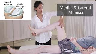 The Exam for Knee Pain  Stanford Medicine 25 [upl. by Aerdnac3]