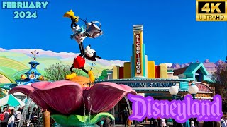 Disneyland Full Park Walkthrough February 2024 4K [upl. by Longmire69]