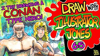 LearnToDraw CONAN edgarriceburroughs learntodraw drawing monsterdrawing conan art comics [upl. by Packton60]