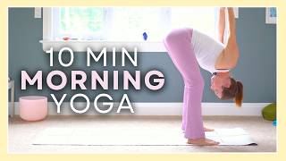 10 min Morning Yoga for Neck amp Shoulder Relief [upl. by Novoj]