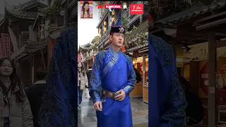 ❤️ An epic Mongolian robe storm from past to future fashion mongolia ootd fyp fypシ゚viral [upl. by Rania]