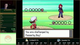 Pokémon HeartGold speedrun in 41134 manipless [upl. by Nol]