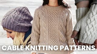 15 FREE Cozy Cable Knitting Patterns [upl. by Nevar]