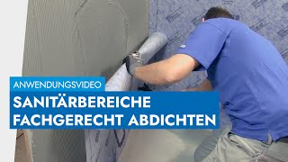 Perfekte Feuchtraumabdichtung  OTTOFLEX Abdichtbahn  neues Video in der Beschreibung [upl. by Iztim]