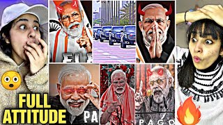 Pakistani Reaction On Indian PM Narendra Modi Full Attitude Videos😈🔥 Indian PM Modi Angry Moments😠 [upl. by Alah]