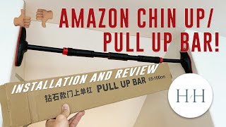 Best Chin up  Pull up bar on Amazon Review and Install [upl. by Petta]