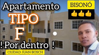 APARTAMENTO TIPO F AMUEBLADO 71m² CONSTRUCTORA BISONÓ CIUDAD JUAN BOSCH SANTO DOMINGO ÉSTE [upl. by Ebberta]