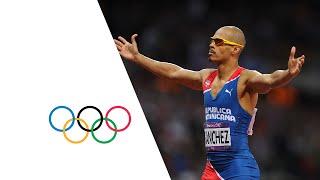 Felix Sanchez Wins 400m Hurdles Gold  London 2012 Olympics [upl. by Plate]