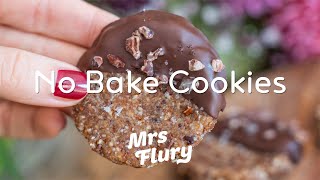 No Bake Cookies  gesunde vegane glutenfreie Kekse ohne backen [upl. by Fisa]