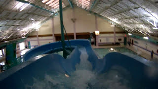 Weyburn Leisure Center Waterslide POV Weyburn Saskatchewan [upl. by Urba318]