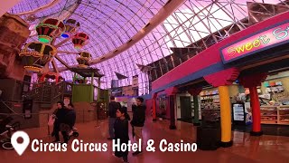 Walking Tour The Adventuredome Indoor Amusement park  Circus circus  Las Vegas 2024  Rides  kids [upl. by Herod]