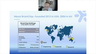 BrainChip ASXBRN at the Stocks Down Under Semiconductor Conference on 1 November 2021 [upl. by Ancilin]