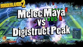 Borderlands 2  Melee Maya vs OP0 Digistruct Peak [upl. by Eelyma]