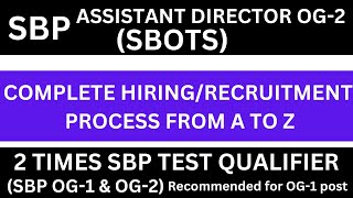 State Bank  SBOTS OG 2 Complete HiringRecruitment Process  sbp jobs 2024sbots sbpsbpsbpjobs [upl. by Alleyn]