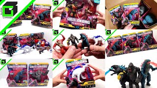 GODZILLA X KONG The New Empire Complete Set Wave 1 Part 1 UNBOXING and REVIEW [upl. by Ola]