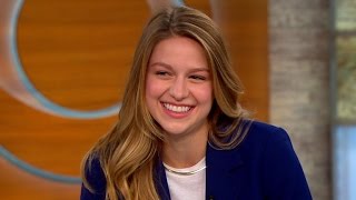 Melissa Benoist on quotSupergirlquot Jeb Bushs quothotquot comment [upl. by Sarene810]