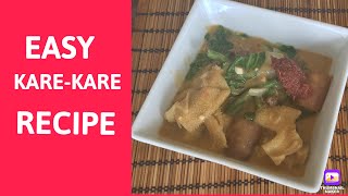 KAREKARE RECIPE  OXTAIL amp TRIPE KAREKARE  Panlasang Pinoy [upl. by Puiia]