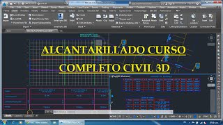 ALCANTARILLADO CIVIL 3D CURSO COMPLETO 04 [upl. by Kalinda]