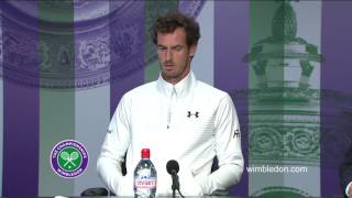 Andy Murray final press conference [upl. by Sabec270]