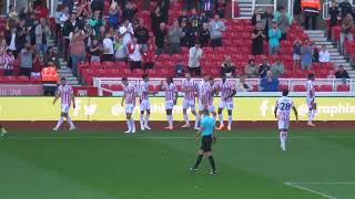 Stoke City  Andre Vidigal Goal Celebrations vs Watford [upl. by Coralyn]