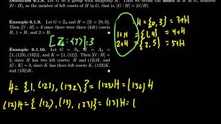 The Index of a Subgroup [upl. by Cusack]