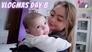 GIORNATA IN FAMIGLIA CON NOI VLOGMAS DAY 8 chiara paradisi [upl. by Namara917]