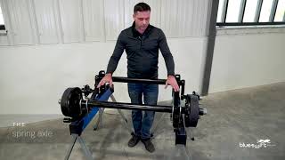 Learn Axle Components Differences between torsion axles and spring axles on your trailer [upl. by Reeher884]