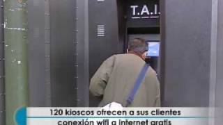 WIFI gratis en los kioskos de Madrid [upl. by Dare989]