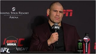 Cain Velasquez PostFight Press Conference  UFC Fight Night Ngannou vs Velasquez  ESPN MMA [upl. by Yesoj148]